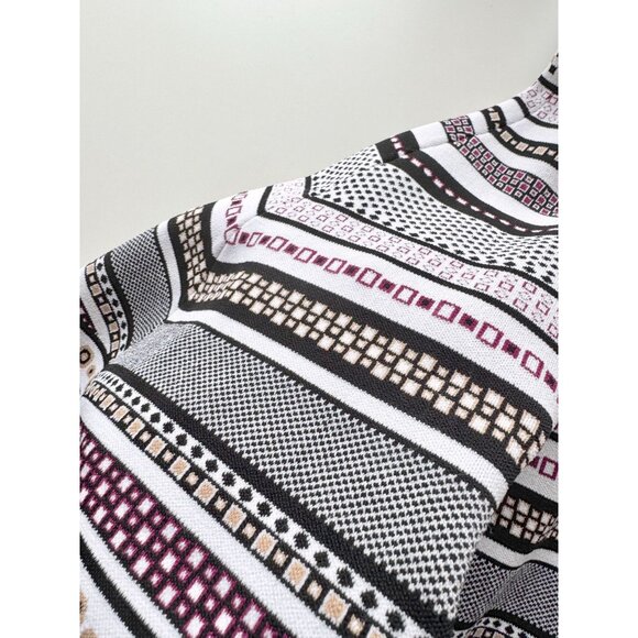 NWOT DVF DIANE VON FURSTENBERG Eleanor Jacquard Knit Fit & Flare Dress, Size M - Picture 11 of 16